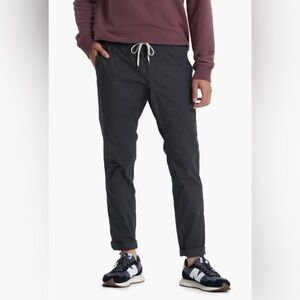 Men's Vuori Ripstop Black Drawstring Hiking Pants